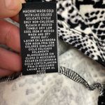 Rafaella Black, White, Gray Snakeskin Cardigan Sweater Button Front 3/4 Sleeve S Photo 12