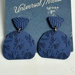 Universal Threads Universal Thread Blue Geometric Dangle Earrings Starburst Design Photo 5