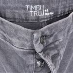 Time & Tru Time and True Black Denim Cropped Jeans Photo 2