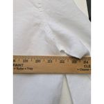 J.Jill  Women's Blouse Tunic Long Sleeve Made In USA Linen Cotton White Top Sz M Photo 5