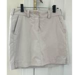 Nike  Golf Tour Performance Dri-Fit Beige Tan Mini Skort Photo 0
