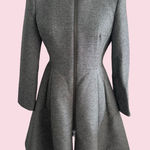 DKNY  Gray A Line Full ZipLong Sleeve Jacket Dress Size 4 Photo 0