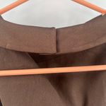 Elliatt  Dress Size Small Chocolate Brown NWT Camo Asymmetrical Satin Halter Photo 11