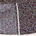 Joie  Button Front Black Floral Print Cotton Midi Skirt Fit & Flare Size 14‎ New Photo 10