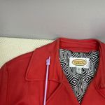 Talbots  Red Trench Coat‎ Women's Double Breasted Belted Lightweight Jacket 12 Photo 3