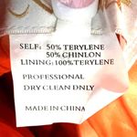 VTG Landa Burnt Orange Halter Chiffon Shirred Cocktail Dress Plus 18 Party Photo 11