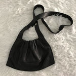 Behno New York Ana Mini‎ Convertible Pebble Leather Black Handbag Photo 0