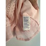 Rebecca Minkoff Babydoll Sheer Crochet Top Pink Y2K Deneuve Lattice Festival Photo 6