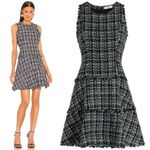 Likely Multi Tweed Jewel Fit & Flare Mini Dress in Blue Multi Photo 0