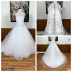 Mori Lee Beautiful Vintage Y2K  Tulle Wedding Gown & Satin Shawl! Photo 1