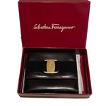 Salvatore Ferragamo Ferragamo Vara Bifold Wallet Gold ($550) ✨ professionally cleaned and relined ✨ Photo 0
