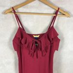 PRINCE & FOX AERO Red Ruffle Mini Tank Dress NWT SMALL Photo 3