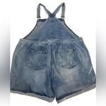 Lane Bryant NWT Short Denim Distressed Boyfriend Overalls Sz 22 Shortalls NEW Photo 3