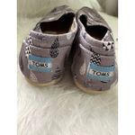 Toms  Classic Slip On Shoes Gray Black White Pattern Casual Comfort 10W Photo 4