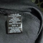 Trixxi NEW Little Black Dress A-Line Mini Small V Neck Ruffle Detail Babydoll Photo 7