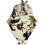 Robin Piccone Women's Moana Plunge Halter One Piece Swimsuit Size 6 Floral Photo 2