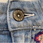 Carmar Denim Carmar Embroidered Zigzag Denim Jean Shorts Fray Cut Off 28 Raw Hem Boho Gypsie Photo 1