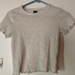 Wild Fable Cropped Waffle Knit Tee Photo 0