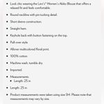 Levi's NEW Top Puff Short Sleeve Floral Blouse Womens Size XL Retail $50 Photo 6