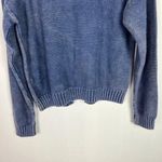 FATE. by LFD Garment Dyed Caged Neckline Sweater Blue Fall Size Medium M EUC Photo 11