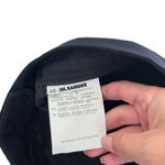 Jil Sander  Black Cuffed Cropped Dress Pants Sz 40 Photo 2