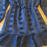 &merci &Merci black polka‎ dot textured long sleeve mini dress size S NWOT Photo 6