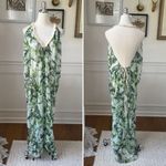 Subtle Luxury Pool To Party Green Frond Pool Swim Coverup Sundress $100 OSFM Size undefined Photo 1