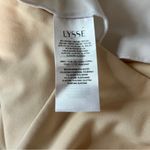 Lysse Cream & Black Color Block Stretch High Rise Cropped Leggings Size L Photo 8