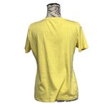 Talbots  The Tee Women’s M Butter Yellow Beach Coastal Preppy Minimalist Pima Photo 4