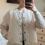 ASTR Floral Stitched Bomber Jacket Photo 0