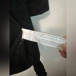 ZARA Woman Navy Blue Embroidered Open Front Jacket with Tassels - Size Medium Photo 5