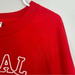 Old Navy NWT  'Real Good' Red Pullover Unisex Sweatshirt Size Small Photo 4