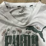 Puma White Tee with Floral Graphic Photo 1