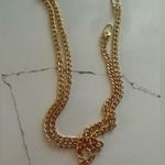 NWT Gold Crossbody Chain 47" Gold Photo 0