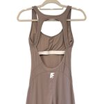 ACE Fitness Open Back Athletic Bodysuit, Taupe, Sz M Size M Photo 3