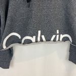Calvin Klein CK Performance Dark Gray Cropped Logo Hoodie Women’s Size Small Photo 3