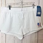 Life is Good  White Summer Style Drawstring American Flag Sandals Graphic Sz L Photo 0