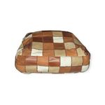 Lucky Brand Lucky 𣓠Ugly Betty Bag Patchwork Leather Suede Hobo Handbag 𣓠Brown White 𣓠TV Photo 5