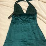 Motel rocks mini dress satin slip halter tie bow dress Photo 3