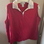 Dress Barn  Red Sleeveless Women's Top 14/16 Photo 0