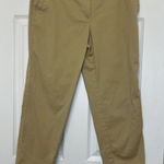 Talbots Women's Size 8P Petite Relaxed Chino Cotton Blend Relaxed Khaki Pants. Photo 0