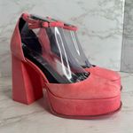 Gianni Bini  OTTEN Suede Ankle Strap Platform Pumps Size 9.5 M barbiecore cute Photo 5