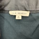 LA Hearts  Skirt Medium‎ Black Faux Leather Flare Mini Y2K Punk Edgy Photo 2
