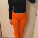 ZARA bright Orange leggings. Xs/s Photo 1