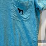 PINK - Victoria's Secret Victoria Secret Pink t-shirt Tee Top Mesh Back Angels Dog Mascot Pocket … Photo 4