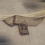 Athleta  Victory Sweatshirt Dress Small Grey Hoodie With Zippered‎ Pockets EUC Photo 1