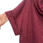 Altar'd State womens cowl neck heathered maroon short sleeve sweater size M Photo 2
