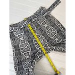 I am gia I.AM.GIA Shiraz Snake Print Pants Black White High Waisted Belted Womens Size XS Photo 5