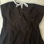 Princess Polly  “Bijou” Black Strapless Maxi Dress Contrast Tie Photo 3