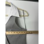 ZARA Halter Blazer Mini Vest Dress Gray Houndstooth Double Breasted XL Photo 9